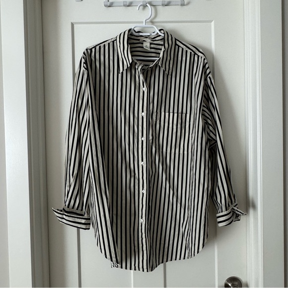 H&M Oversized Striped Oxford - Picture 2 of 5